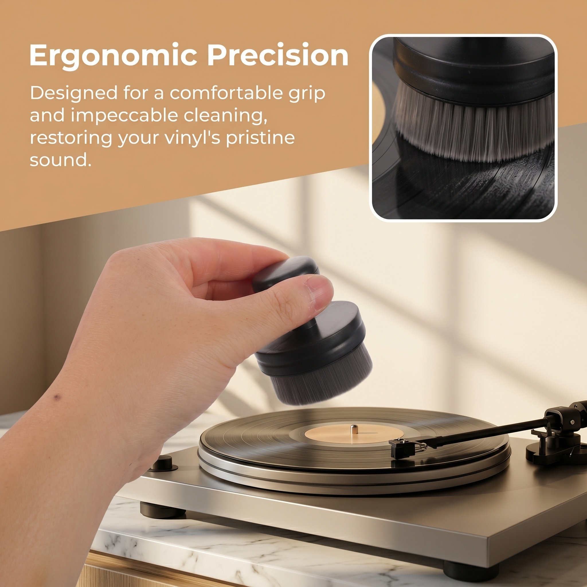Brosse de nettoyage pour enreg - Vinyl Record Cleaner avis et prix